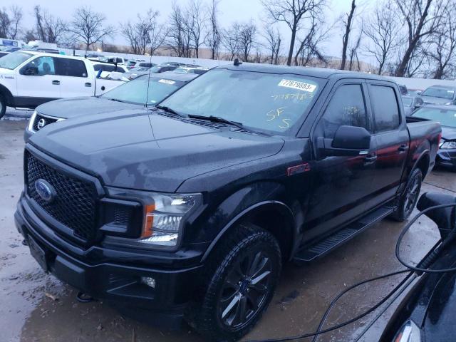 1FTEW1EP8JFC27001 - 2018 FORD F150 SUPERCREW BLACK photo 1