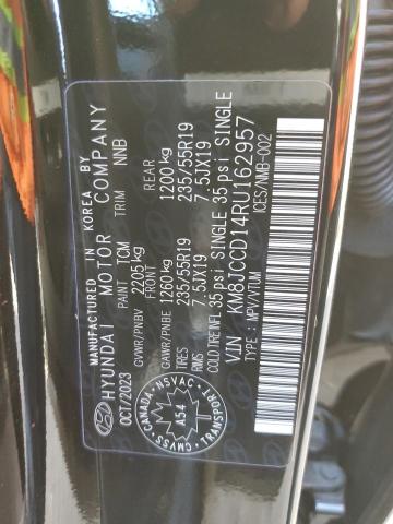 KM8JCCD14RU162957 - 2024 HYUNDAI TUCSON SEL CONVENIENCE BLACK photo 13