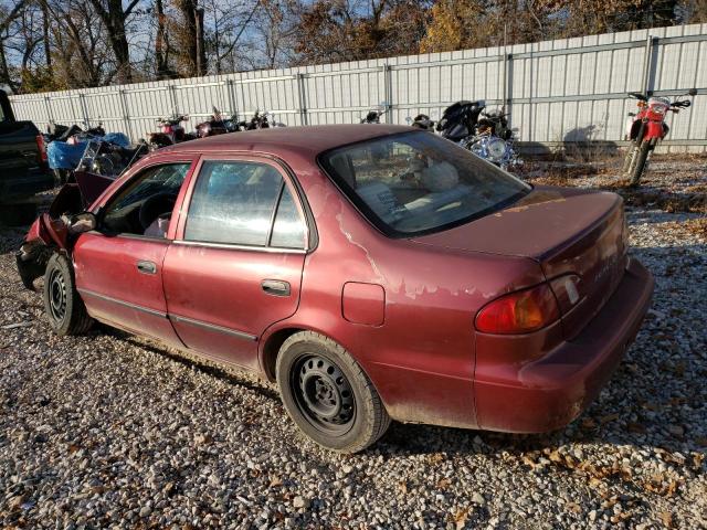 1NXBR12E2XZ212362 - 1999 TOYOTA COROLLA VE BURGUNDY photo 2