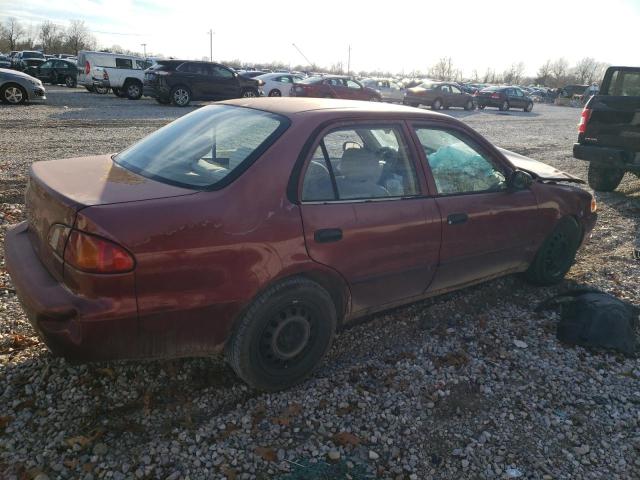 1NXBR12E2XZ212362 - 1999 TOYOTA COROLLA VE BURGUNDY photo 3