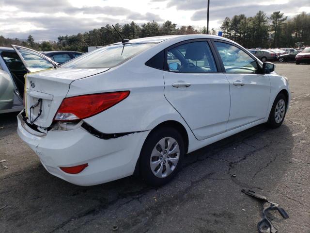 KMHCT4AE3GU078714 - 2016 HYUNDAI ACCENT SE WHITE photo 3