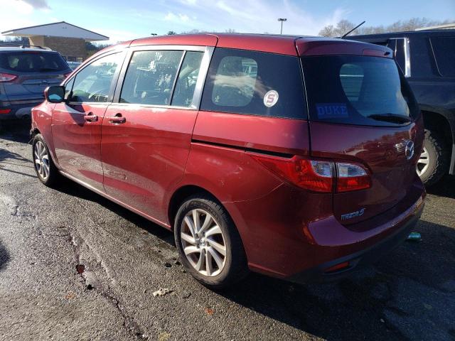 JM1CW2BL7C0111874 - 2012 MAZDA 5 RED photo 2