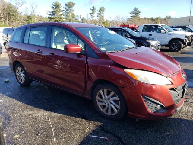 JM1CW2BL7C0111874 - 2012 MAZDA 5 RED photo 4