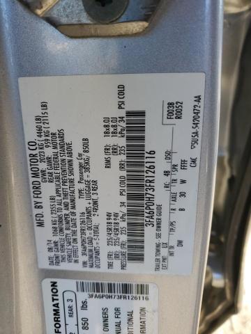 3FA6P0H73FR126116 - 2015 FORD FUSION SE SILVER photo 13