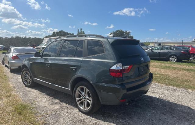 WBXPC93437WF08288 - 2007 BMW X3 3.0SI GREEN photo 3