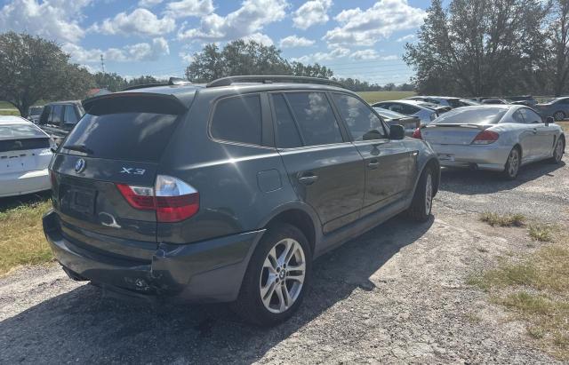 WBXPC93437WF08288 - 2007 BMW X3 3.0SI GREEN photo 4