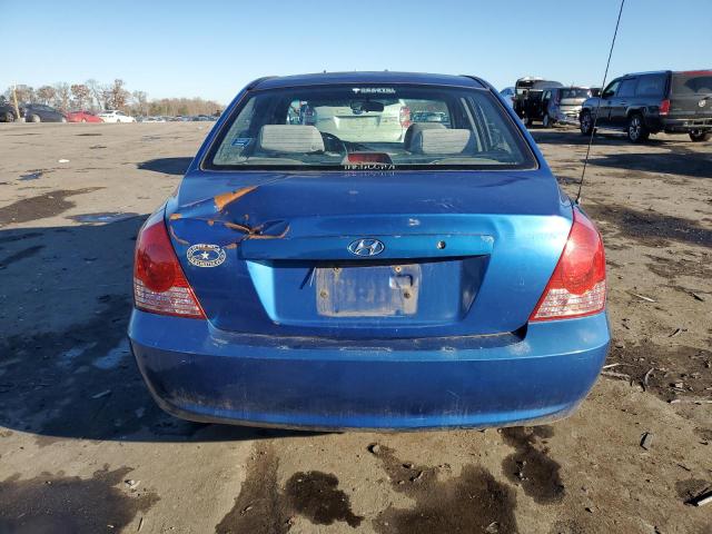 KMHDN46D56U359796 - 2006 HYUNDAI ELANTRA GLS BLUE photo 6