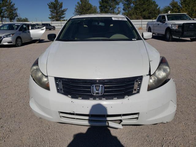 JHMCP26858C038639 - 2008 HONDA ACCORD EXL WHITE photo 5