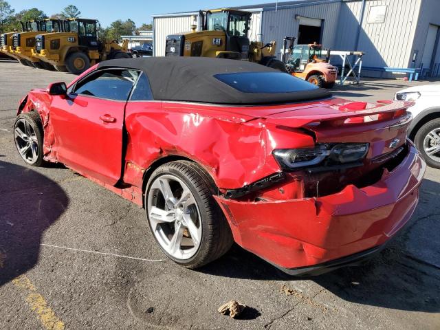 1G1FH3D77K0138884 - 2019 CHEVROLET CAMARO SS RED photo 2