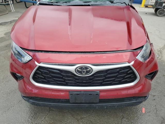 5TDHZRAH8NS135328 - 2022 TOYOTA HIGHLANDER XLE RED photo 12