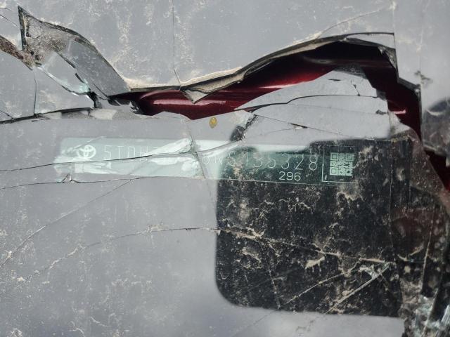 5TDHZRAH8NS135328 - 2022 TOYOTA HIGHLANDER XLE RED photo 13