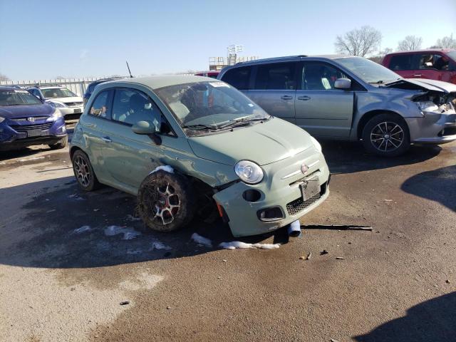 3C3CFFBR6FT753669 - 2015 FIAT 500 SPORT GREEN photo 4