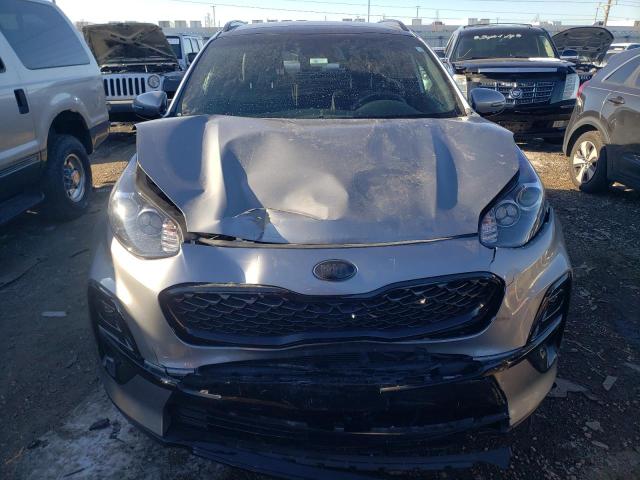 KNDP63AC0M7900353 - 2021 KIA SPORTAGE S SILVER photo 5