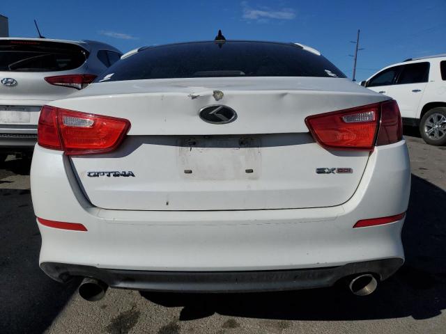 5XXGN4A75EG329317 - 2014 KIA OPTIMA EX WHITE photo 6