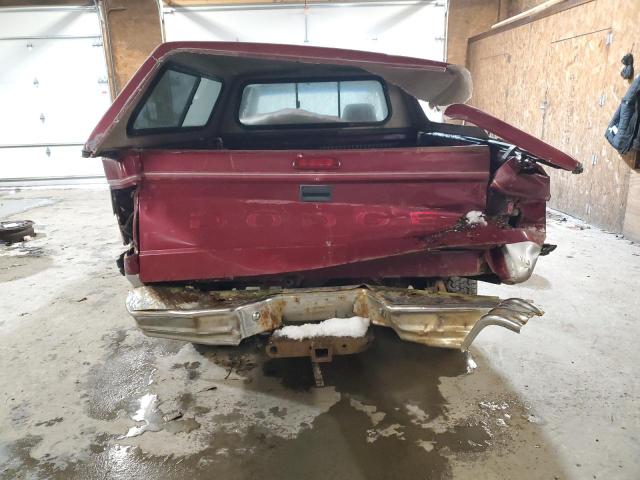 1B7GG23X8RS569422 - 1994 DODGE DAKOTA BURGUNDY photo 6