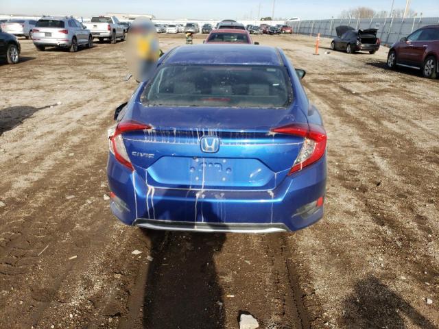 19XFC2F63KE040401 - 2019 HONDA CIVIC LX BLUE photo 6