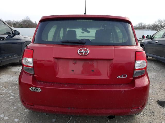 JTKKU10498J014399 - 2008 TOYOTA SCION XD RED photo 6