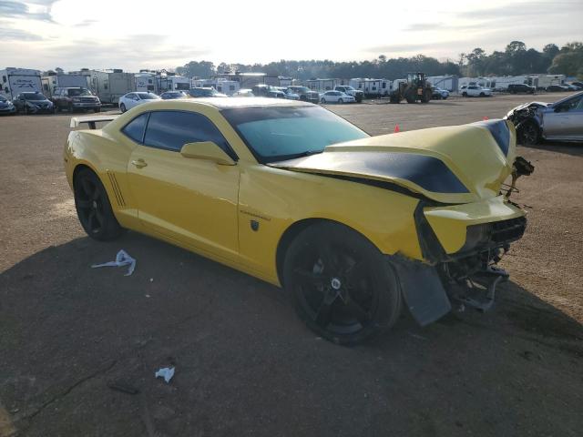 2G1FC1E34C9164557 - 2012 CHEVROLET CAMARO LT YELLOW photo 4