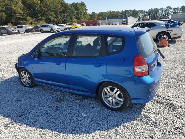 JHMGD37697S053775 - 2007 HONDA FIT S BLUE photo 2