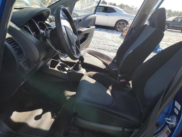 JHMGD37697S053775 - 2007 HONDA FIT S BLUE photo 7