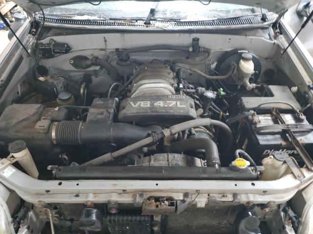 5TBBT44174S448516 - 2004 TOYOTA TUNDRA ACCESS CAB SR5 SILVER photo 11