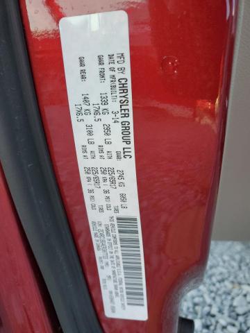 2C4RC1BG4ER307733 - 2014 CHRYSLER TOWN & COU TOURING ბურგუნდია ფოტო 13