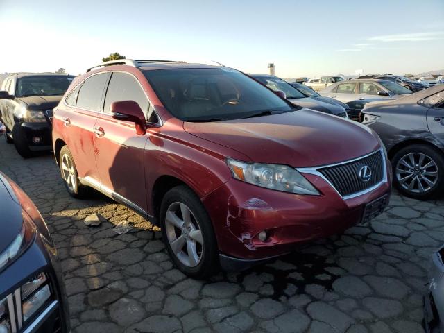 2T2ZK1BA9AC021705 - 2010 LEXUS RX 350 RED photo 4