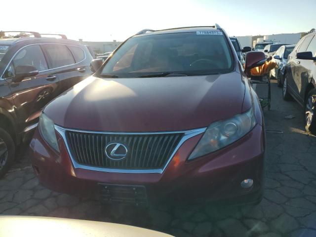 2T2ZK1BA9AC021705 - 2010 LEXUS RX 350 RED photo 5