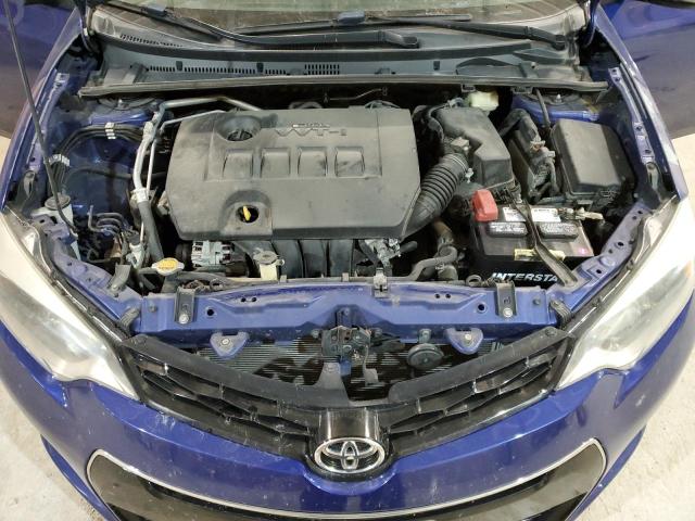 5YFBURHEXEP178190 - 2014 TOYOTA COROLLA L BLUE photo 11