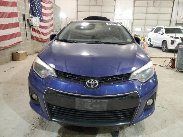 5YFBURHEXEP178190 - 2014 TOYOTA COROLLA L BLUE photo 5