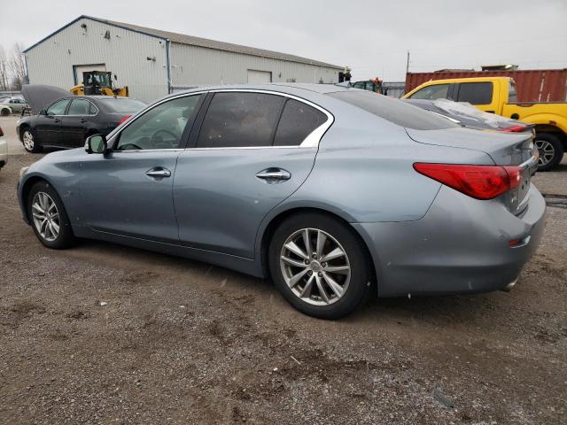 JN1BV7AR3EM682696 - 2014 INFINITI Q50 BASE GRAY photo 2