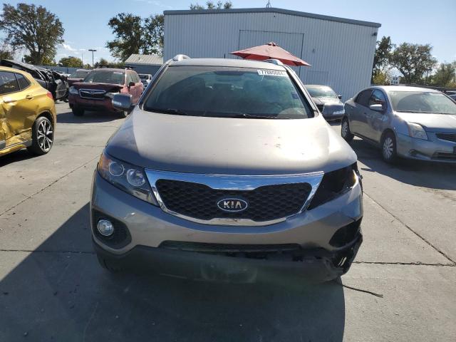 5XYKU4A63DG395038 - 2013 KIA SORENTO EX GRAY photo 5