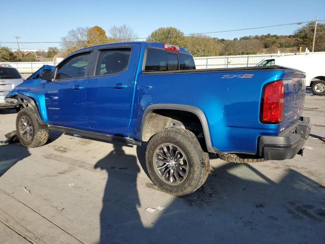 1GCGTEEN4M1123162 - 2021 CHEVROLET COLORADO ZR2 BLUE photo 2