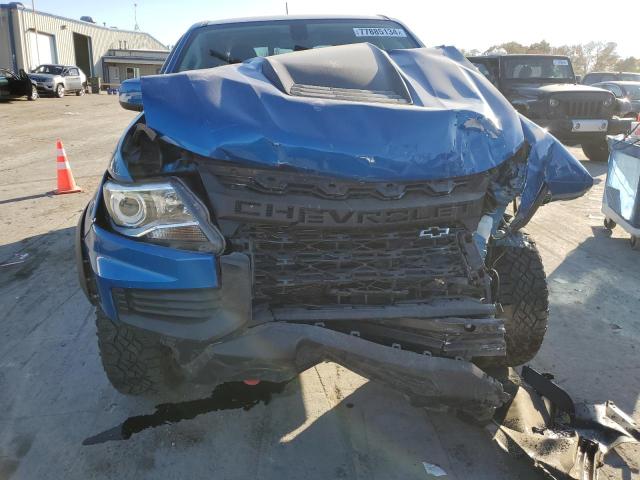 1GCGTEEN4M1123162 - 2021 CHEVROLET COLORADO ZR2 BLUE photo 5