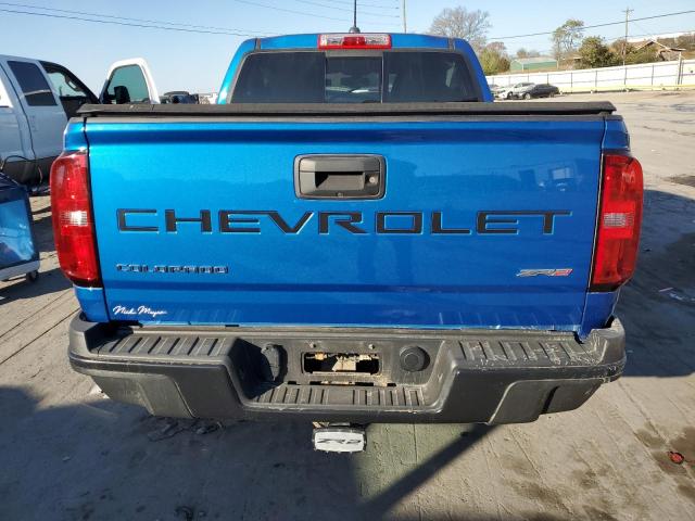 1GCGTEEN4M1123162 - 2021 CHEVROLET COLORADO ZR2 BLUE photo 6