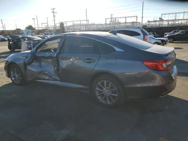 1HGCV1F11NA007093 - 2022 HONDA ACCORD LX GRAY photo 2