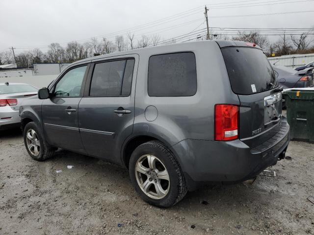 5FNYF4H6XCB006573 - 2012 HONDA PILOT EXL GRAY photo 2