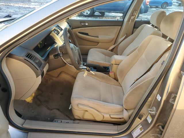 JHMCM56485C000714 - 2005 HONDA ACCORD LX TAN photo 7