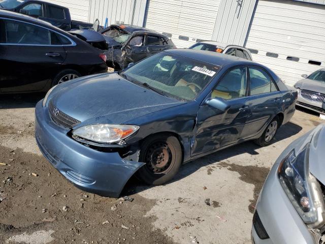 4T1BE32K82U609211 - 2002 TOYOTA CAMRY LE BLUE photo 1