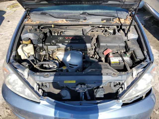 4T1BE32K82U609211 - 2002 TOYOTA CAMRY LE BLUE photo 11