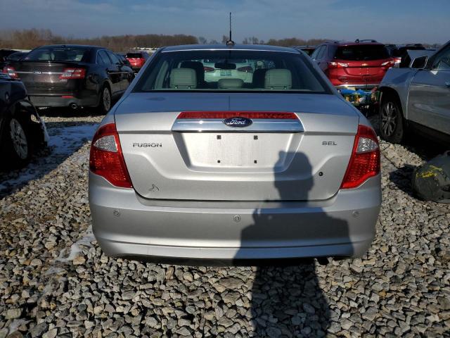 3FAHP0JA4CR340400 - 2012 FORD FUSION SEL SILVER photo 6