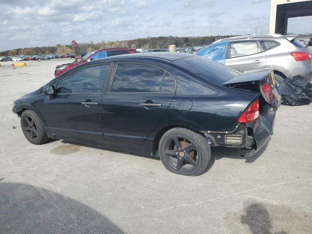 1HGFA16578L034707 - 2008 HONDA CIVIC LX BLACK photo 2