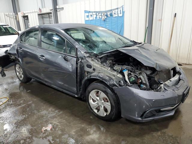 19XFB2F52DE012859 - 2013 HONDA CIVIC LX GRAY photo 4