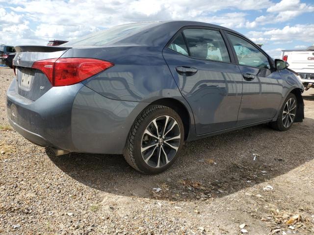 5YFBURHE9KP917979 - 2019 TOYOTA COROLLA L BLUE photo 3