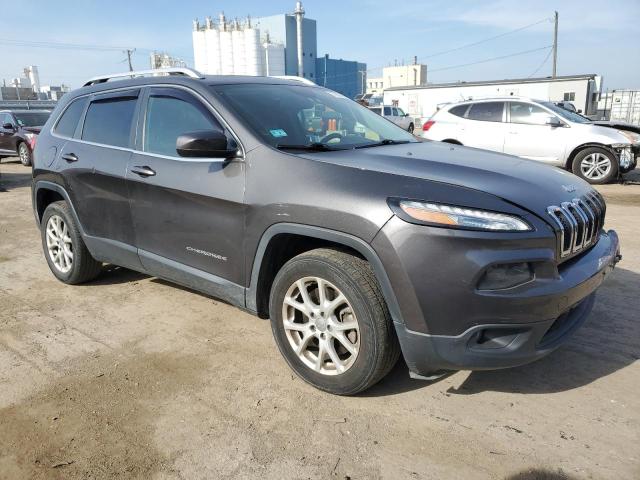 1C4PJLCB7EW158284 - 2014 JEEP CHEROKEE LATITUDE GRAY photo 4