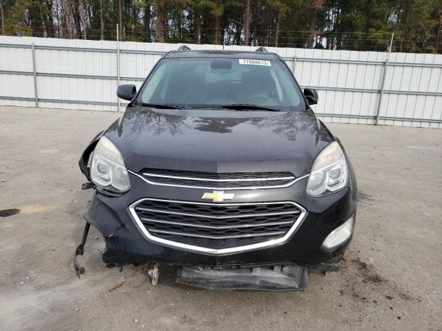 2GNALCEK5H1500556 - 2017 CHEVROLET EQUINOX LT BLACK photo 5