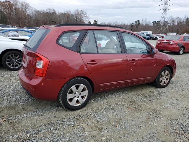 KNAFG526887155786 - 2008 KIA RONDO LX RED photo 3