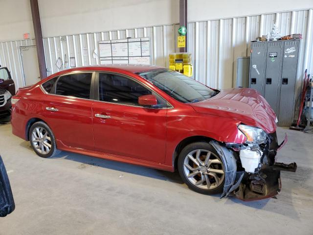 3N1AB7AP5DL736978 - 2013 NISSAN SENTRA S MAROON photo 4