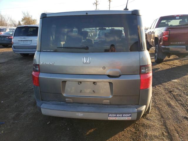 5J6YH28777L015445 - 2007 HONDA ELEMENT EX GRAY photo 6