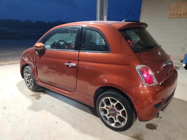 3C3CFFBR8ET291694 - 2014 FIAT 500 SPORT ORANGE photo 2